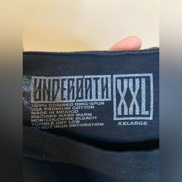 Underoath Band T-Shirt Vertical Logo Size XXL - Picture 2 of 3